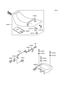 EX400 Сиденье