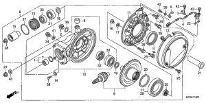 ST1300 (ABS) Редуктор