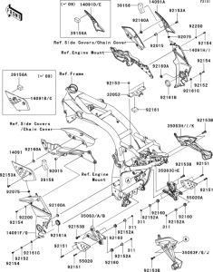 ZR750 Frame fittings(1 / 2)