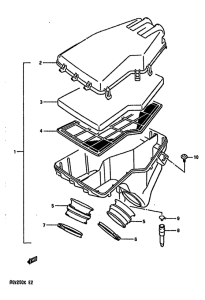 RGV250 Воздухоочиститель
