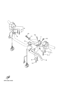 TDM900 Handle switch. lever