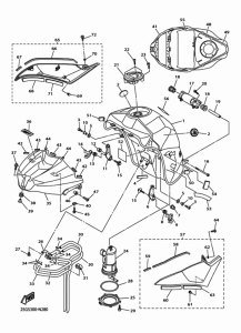 YZF-R1 Топливный бак