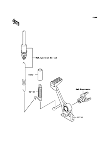 ZR1000 Педаль тормоза