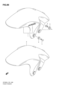 SFV650 Переднее крыло