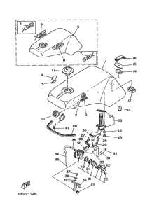 SRX250F ﾌﾕｴﾙﾀﾝｸ