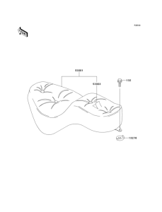 VN800 Сиденье