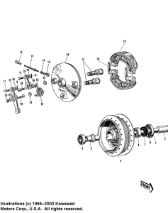 W2 Front hub / brake