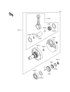 KL650 Коленвал