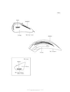 VN900 Decals (Orange)(Ccfa)