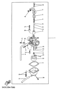 YN50R Карбюратор