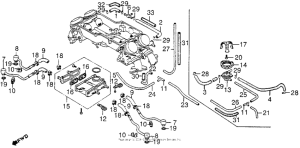 GL1200I Gl1200aiair suction valve + purge control valve
