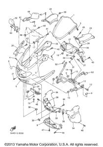 YZF600RS Обтекатели