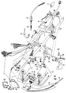 CB750 Жгут проводов