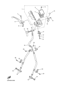 FJR1300 Главный тормозной цилиндр