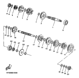 TZR50 Трансмиссия