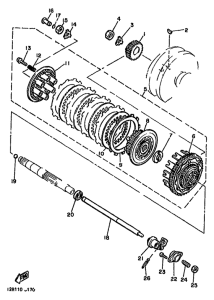 XS400 Сцепление