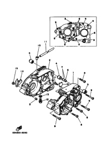 RT180 Картер двигателя