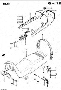GSX750 Пружина