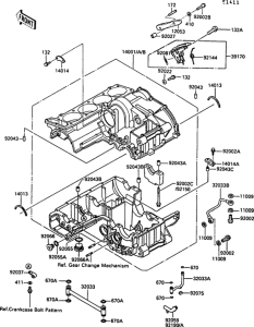 ZG1000 Crankcase(1 / 2)