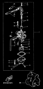 CW50RS Карбюратор