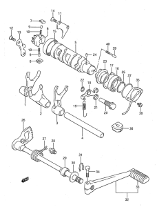 GSX1100 Переключение передач