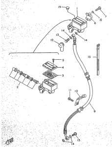 TZR50 Главный тормозной цилиндр