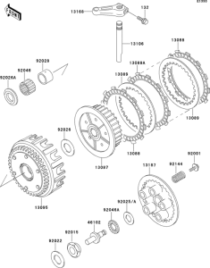 ZR750 Сцепление
