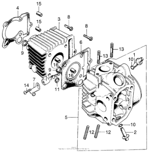 C70 Цилиндр и головка цилиндра