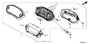 MSX125 Спидометр
