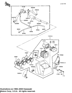 KZ1100 Воздухоочиститель