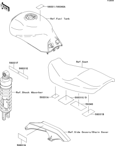 ZX1100 Лейбл предостережения