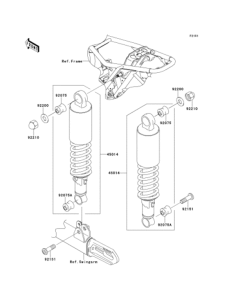 EJ650 Подвеска  /  амортизатор
