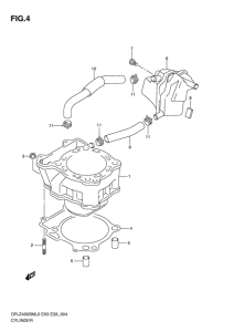 DR-Z400 Цилиндр