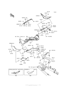 EX300 Боковые обтекатели