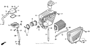 CB250 Воздушный фильтр