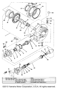 XS850SH Ведущий вал