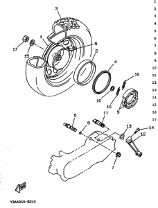 CW50 Переднее колесо