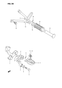 DR350 Подножки