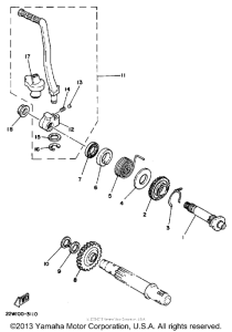 YZ80A Стартер