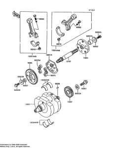 VN750 Вал коленчатый