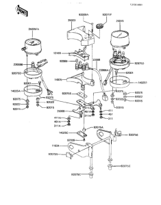 KZ1000 Спидометр