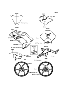 EX400 デカール(グリーン)(FFF)