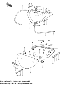 Side covers / oil tank