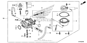CRF110F Карбюратор