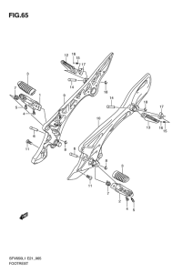 SFV650 Подножки