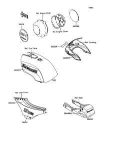 ZX400 Наклейки