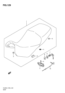 DL650 Пружина