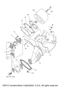 YZ125N1 Впускная система