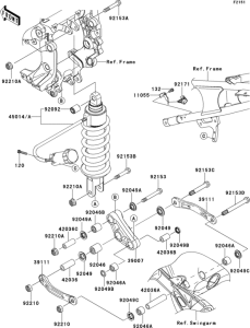ZG1400 Подвеска  /  амортизатор