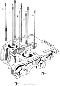 CL175 Upper crankcase